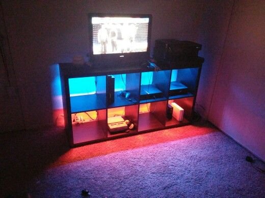 estanteria gamer luces led