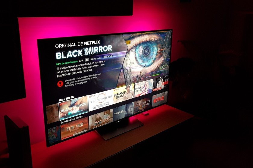 luces led detras de tv